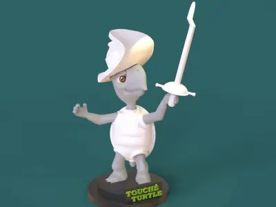 Touche Turtle 3D print model