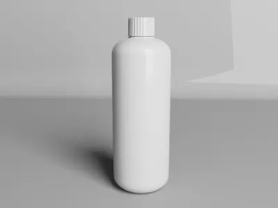 Plastic Bottle Collection Low-poly   3D model