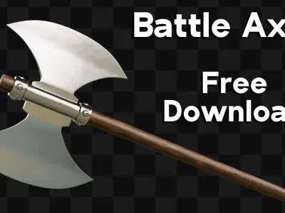 Battle Axe - Free Download Free 3D model
