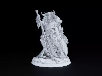 Tanarukk warrior 3D print model