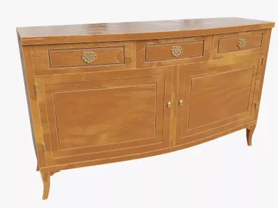Andromeda sideboard Low-poly 3D model