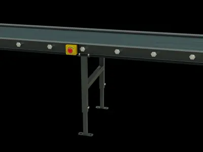 Motorized Conveyor Belt 3D model purchase