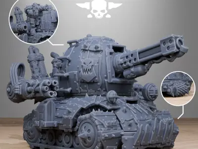 Orkaz Mini Tank 3D print model