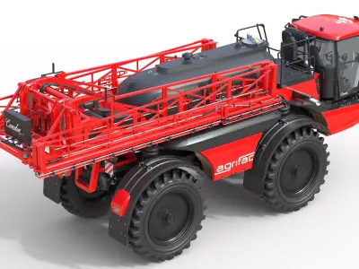 Agrifac Condor Crop Sprayer Low-poly 3D model