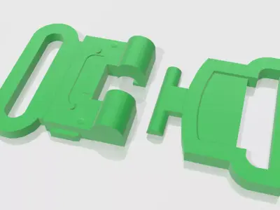 The Batman 2022 Working Belt Buckle 3D print model