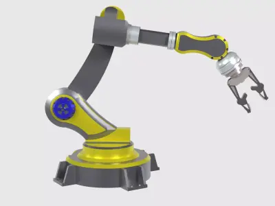 Robotic arm machine  3D model