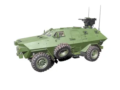 Armored Personnel Carrier APC PBR Low-poly 3D model