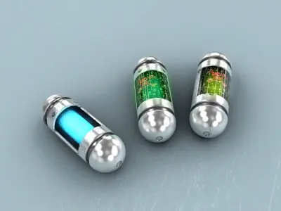 Capsule Sci-Fi 3D model