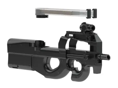 FN P90 3D model buy
