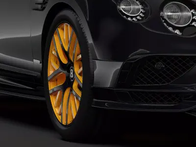 Bentley Continental GT Continental 24 2018 wheel 3D model