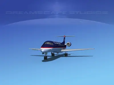 Embraer ERJ-145 US Air Express 3D model
