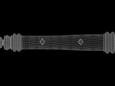 Sword medieval 3D model