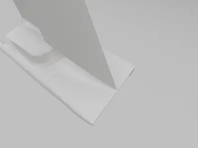 Modern sailing catamaran yacht 3D model