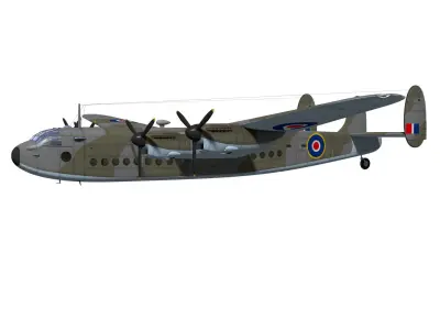 Avro York 3D model