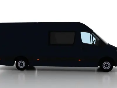 Mercedes Benz Sprinter L3H2 2009 Crew Van UK 3D model