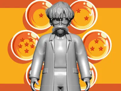 DR BRIEF- DRAGONBALL - SPLIT PART 3D print model