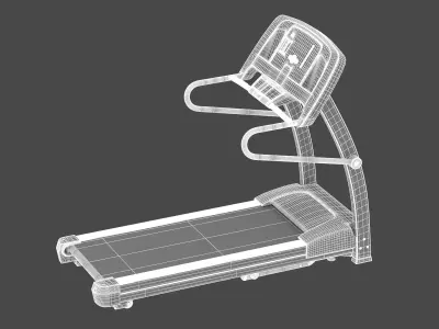 Life Fitness Treadmill F1 Smart 3D model