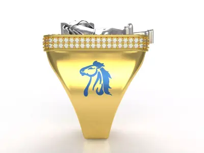 Horse Ring 3D print model 3