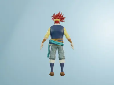 3D Character casual Man 3D model
