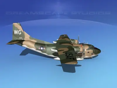 Fairchild C-123K Provider V08 3D model