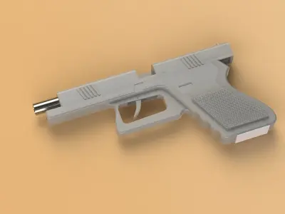 shotgun handgun Free 3D model