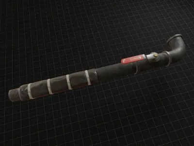 Pipe Mele Weapon Low-poly 3D model