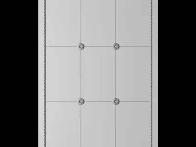 BRADBURN HOME WALL MIRROR 3D model