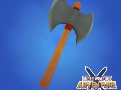 SUPER WEAPONS ADVENTURE PACK I Low-poly 3D model