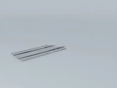 Eco Rail Roadway Rail/Tram Track L/Point Old Steam Days Free 3D model