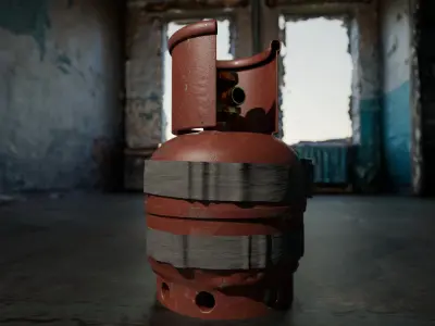 Propane Handmade Bomb 3D model