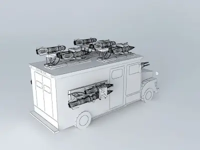 hahahahahahahahahahah red truck Free 3D model
