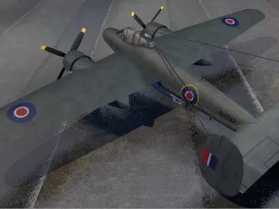 Bristol Brigand TF1 3D model