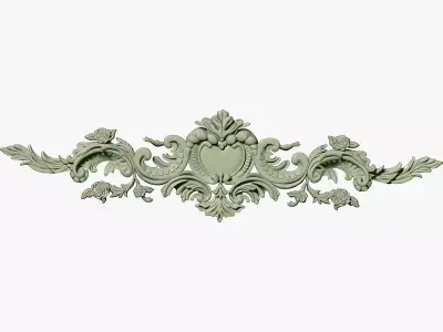 pattern for casting molds in Rococo or Baroque style 3D print model
