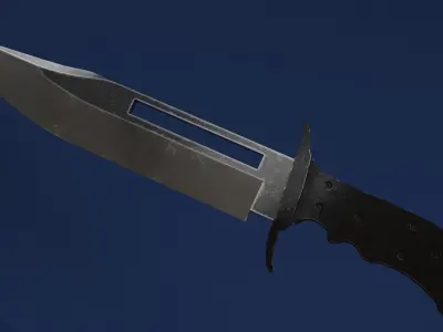 Knives Package Low-poly 3D model