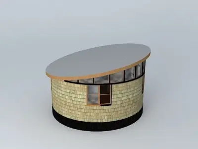 Round House Cabin Free 3D model