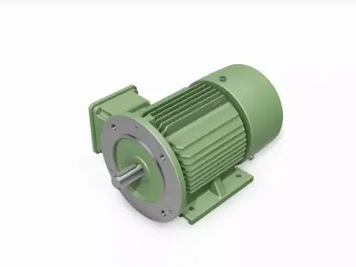 90S B35 Left IEC electric motor - 3D CAD model 3D model