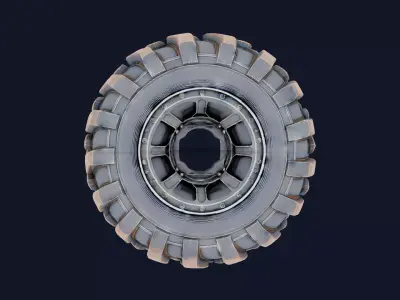 Vehicle Tyre 3D model buy