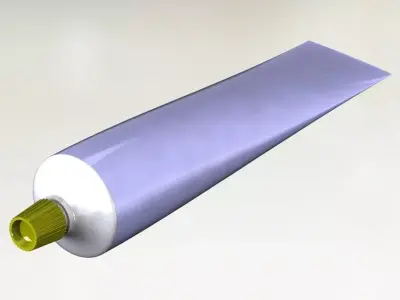 Toothpaste tube Free 3D model