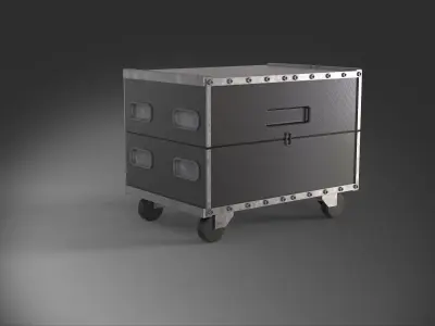 caseslant 8 vol flightcase 3D model