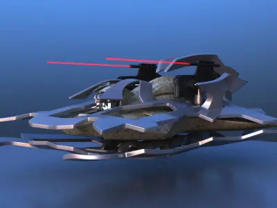 Aircraft Battle Robot 3D model