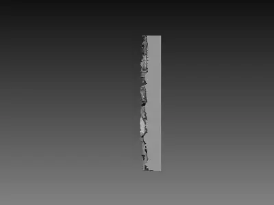 Western Steam Train Tunnel Relief Locomotive CNC Carving 3D print model