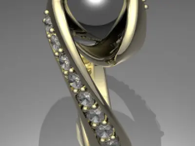 Rendering Anello C Free 3D model