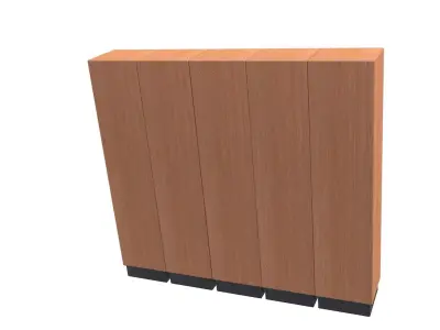 School  Locker 3D model