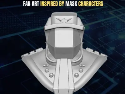 Miles Mayhem Fan art Kit 3D printable for Action Figures 3D print model