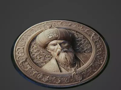 Mehmed the Conqueror Medallion 3D print model purchase