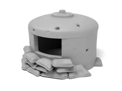 Bunker 3D print model