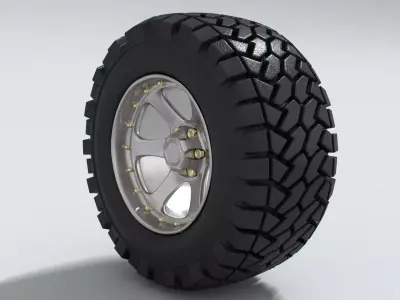 laos Off Road Tire 3D model