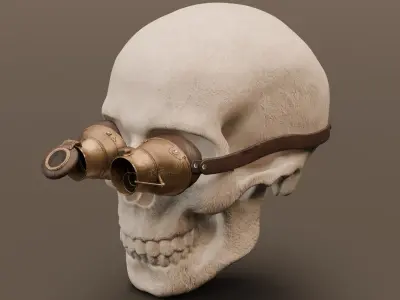 Steampunk Goggles 3D model purchase