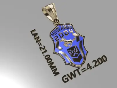 FASHION PENDANT 3D model