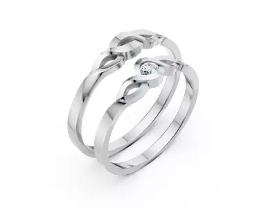 Wedding ring - 5 3D model